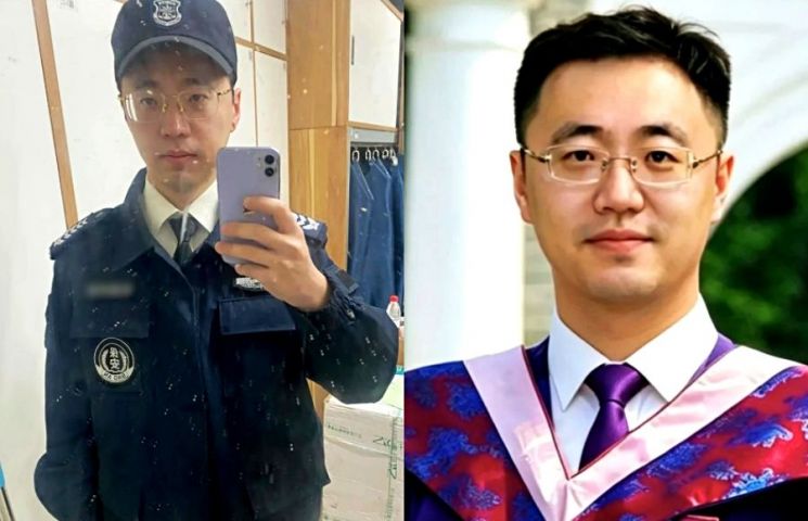 중국에서 청소부와 경비원으로 생계를 이어가며 명문 칭화대 대학원에 합격한 양샤오씨(31). SCMP