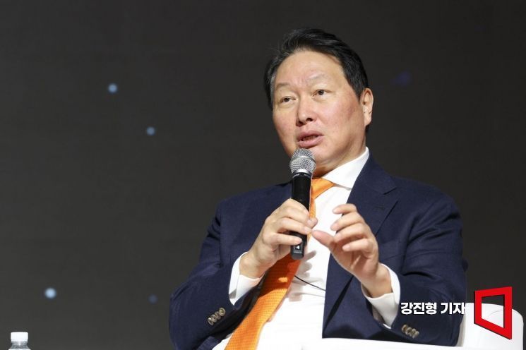 최태원 SK그룹 회장. 강진형 기자