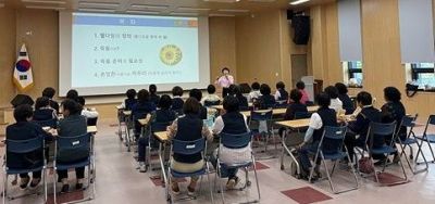 웰다잉 교육 현장. 무안군 제공