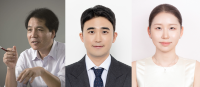 연구진,(좌측부터) 석상일 특훈 교수, 김종범 연구원, 신나혜 연구원. UNIST 제공