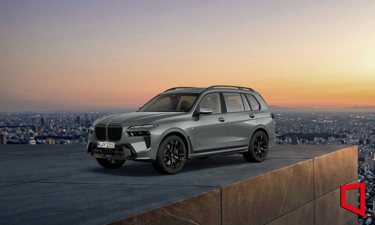 BMW X7 xDrive40d M 스포츠 프로 스카이스크래퍼 그레이 에디션. BMW코리아