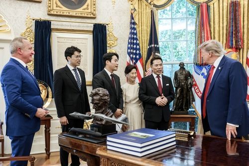 손현보 목사, 백악관서 트럼프 접견. 세계로교회.