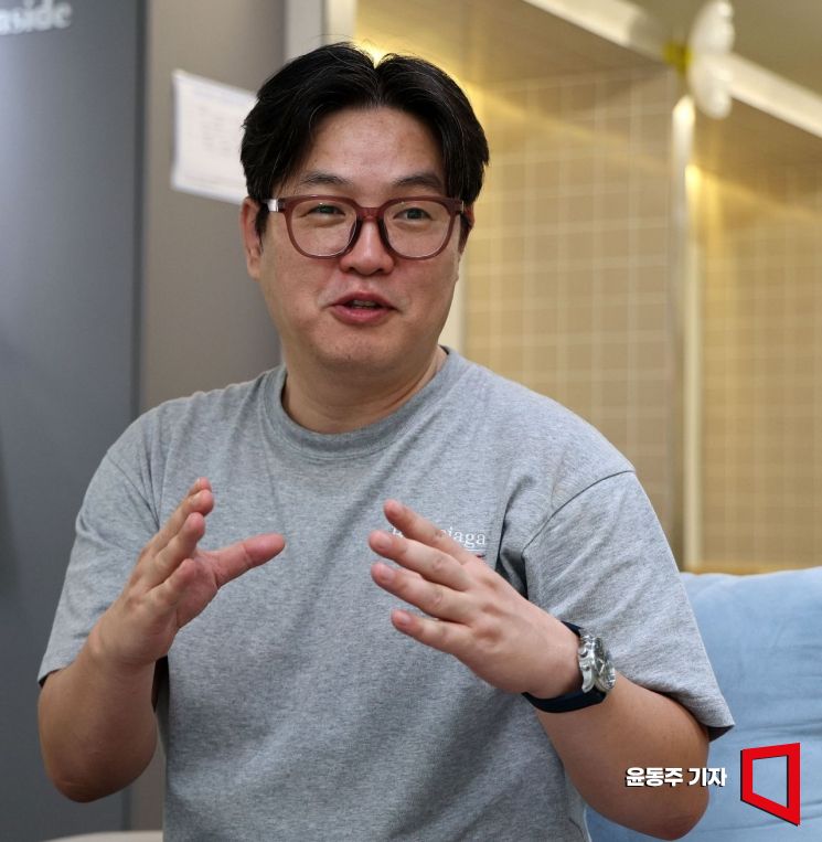 김동철 소프트릭 대표가 아시아경제와 인터뷰를 하고 있다. 윤동주 기자