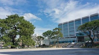 해남군청 전경.