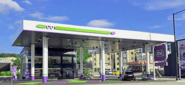 CU Refuel 소흘IC점 외관. CU