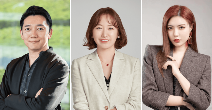 매드 스타즈 2026 한 중 일 대표 뷰티 브랜드 연사(왼쪽부터 코바야시 타쿠마, 류혜정, 정취에)