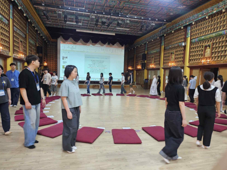 지난해 국립조선왕조실록박물관 국제 교류프로그램 명상 체험 현장/국가유산청.
