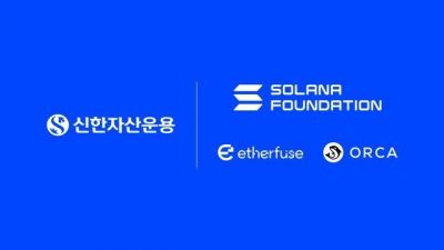 신한운용, 원화 표시 '디지털 금융상품' 시대 연다…4자간 업무협약 체결 