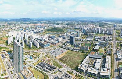 발전 5사 통합 본사 이전의 최적지로 주목받고 있는 나주 빛가람혁신도시 전경. 나주시 제공