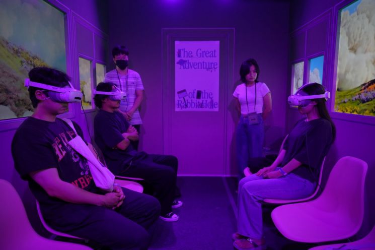 뉴콘텐츠아카데미 쇼케이스에서 공개된 '토끼굴 대탐험'/한국콘텐츠진흥원.