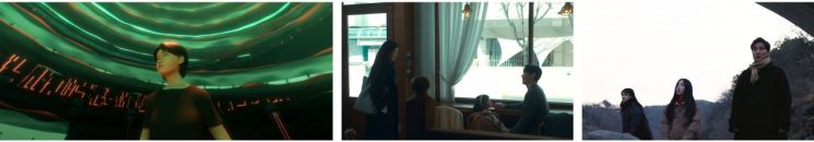 왼쪽부터 '귀벌레', '극장에 두고 온 것들', '당신을 위한 것은 아닌' 스틸 컷.