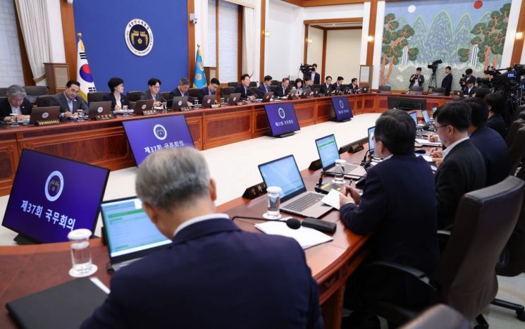 25일 청와대에서 이재명 대통령 주재 국무회의가 열리고 있다. 2026.8.25 [청와대통신사진기자단] 연합뉴스