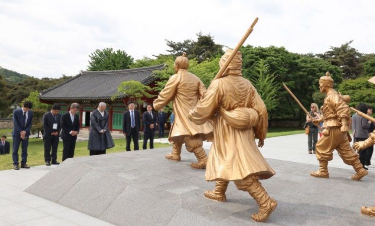 전북 정읍 동학농민혁명기념공원 조형물. 문화체육관광부