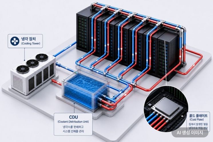 LG CNS, 삼송 데이터센터에 차세대 액체냉각 도입…AI 팩토리시장 정조준