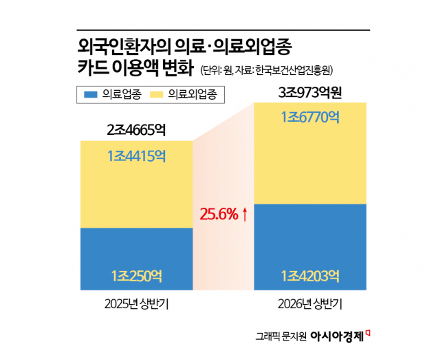 상반기 외국인환자 의료 소비 39%↑…피부과 이용액 50% 급증