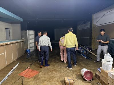 30일 최정호 익산시장이 전날 밤부터 내린 폭우로 침수 피해를 겪은 주택과 상가 밀집 지역을 찾았다. 익산시청 제공