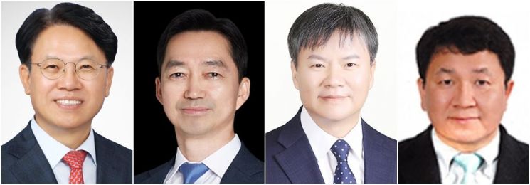 중대범죄수사청장 후보추천위원회는 초대 중수청장 후보로 김관정 변호사(왼쪽부터), 김지용 변호사, 문홍주 변호사, 이윤제 명지대 법학과 교수 등 모두 4명을 선정해 행정안전부 장관에게 추천하기로 의결했다고 밝혔다. 2026.9.4 [연합뉴스 자료사진]