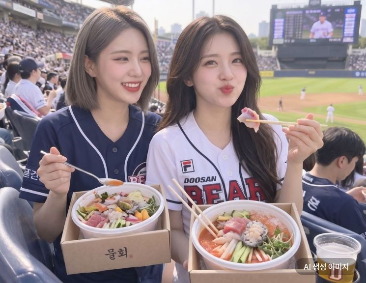 야구장 '치맥 공식' 조용히 깨졌다... 깔끔하게 즐기는 이색 먹거리 대세