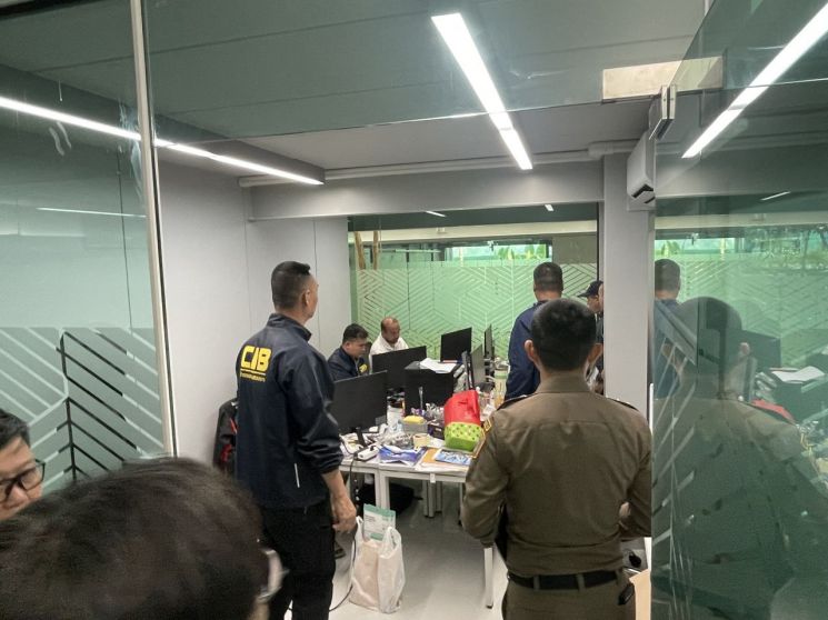 동남아 기반 불법 스트리밍 조직을 소탕한 국제 공동작전 현장/문화체육관광부.