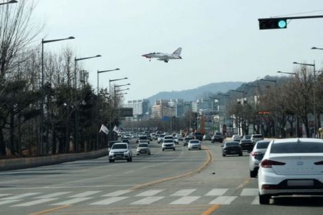 광주 군공항 전투기 훈련 모습. 광산구 제공