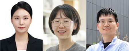 연구팀 사진. 왼쪽부터 조혜경 KIST 박사후연구원(현 국방과학연구소, 제1저자), 변지혜·정재식 KIST 책임연구원(교신저자). KIST 제공