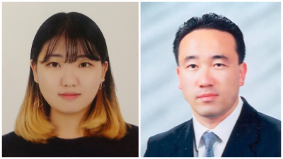 동아대학교 화학공학과 정유라 박사(왼쪽)와 김준형 교수. 동아대 제공