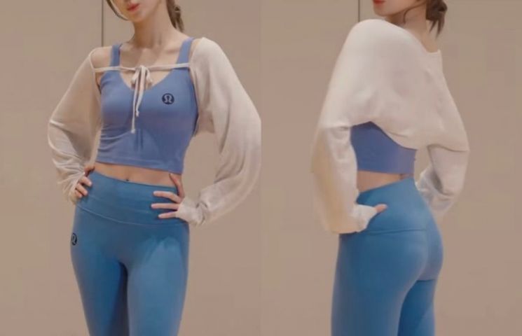 룰루레몬 레깅스 제품. 룰루레몬 인스타그램