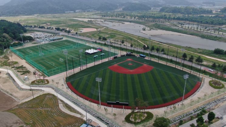 [사진 제공=거창군] 거창군 제2스포츠타운 전경 사진
