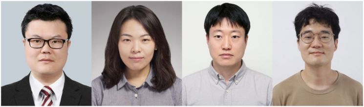 (왼쪽부터)계명대 수학과 정대원·고은경·정병선·이승훈 교수. 계명대 제공