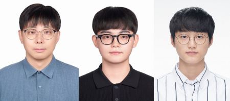 연구진 사진. (왼쪽부터) 김태환 교수, 이동규 연구원, 기영빈 연구원. UNIST 제공