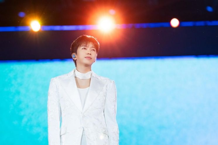 콘서트 무대에 선 가수 임영웅. 물고기뮤직 제공