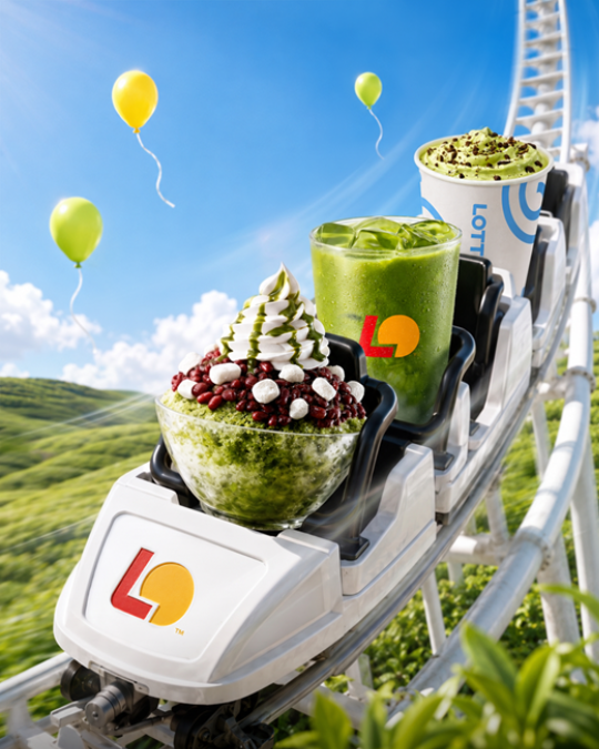 LotteRia Extends Sales of 'Tornado Matcha Cookie' and 'Matcha Latte' Until Next Month