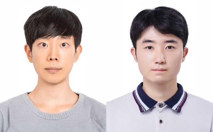 연구팀 사진. (왼쪽부터) 김의환 AI학과 교수, 김재우 석·박사통합과정생. GIST 제공
