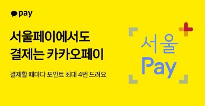 카카오페이, 서울페이플러스 결제지원…"간편결제 최초"