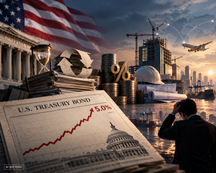 U.S. Treasury Yields Surpass 5%... Korean Companies Face 'Refinancing Bomb'