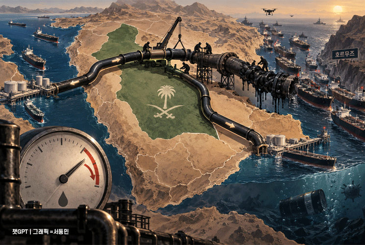 Saudi Arabia Attempts to Restore Bypass Pipeline Around Hormuz... International Oil Prices Ease 