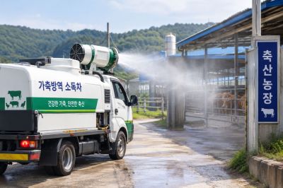 추석연휴 기간 전남광주통합특별시는 가축 전염병 확산을 막기 위해 행정력을 모은다. 전남광주특별시 제공