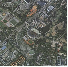 다목적실용위성3A호(K3A, 0.55m급)가 촬영한 독일 올림픽스타디움. 우주청 제공