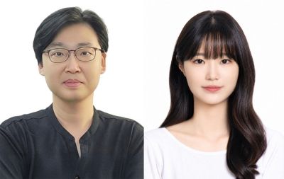 (왼쪽부터) GIST 신소재공학과 이상한 교수(지도교수), 육연지 석박사통합과정생. GIST 제공