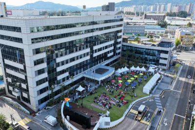 전남광주 광산구청 시민광장. 광산구 제공