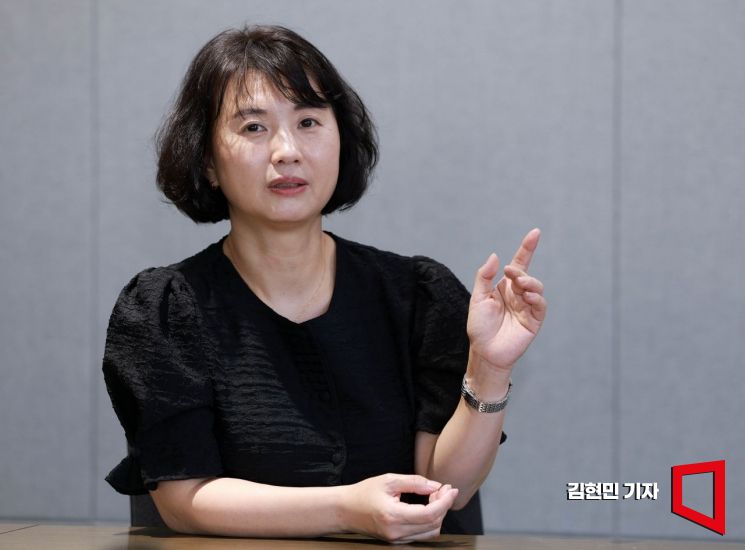 심정민 한국과학기술기획평가원 혁신전략본부 인재전략센터장이 충북 음성군 청사에서 아시아경제와 인터뷰 하고 있다. 2026.9.28 김현민 기자