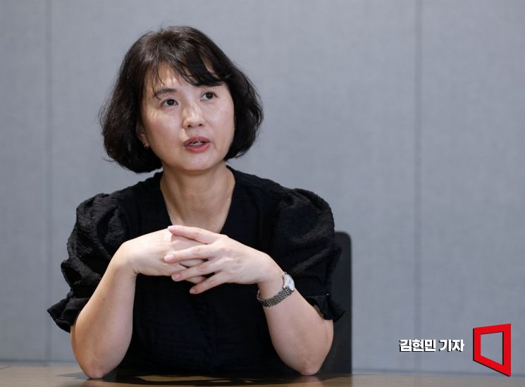 심정민 한국과학기술기획평가원 혁신전략본부 인재전략센터장이 충북 음성군 청사에서 아시아경제와 인터뷰 하고 있다. 2026.9.28 김현민 기자