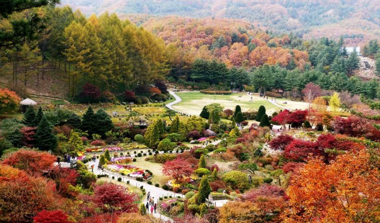 아침고요수목원. 가평군 제공
