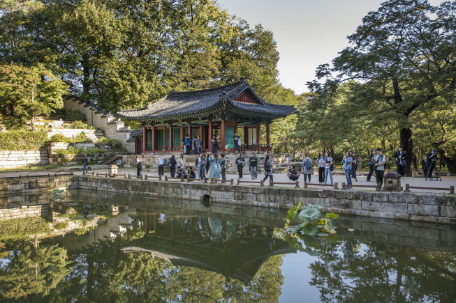 지난해 가을 궁중문화축전 '아침 궁을 깨우다' 현장/국가유산진흥원.