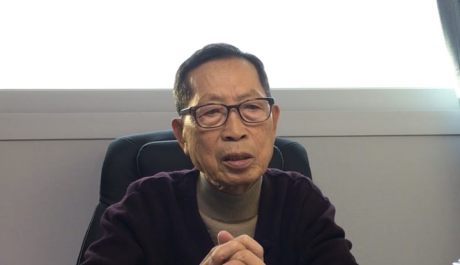 만화가 김우영 화백. 한국만화영상진흥원