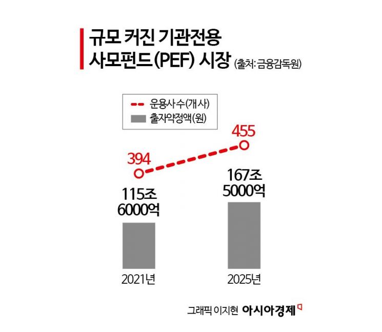 [단독]167조원으로 커졌는데…금감원 PEF 검사 역량 ‘제자리’
