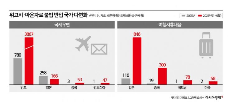 [단독]"한국서도 파는데 왜 해외서 몰래?"…불법 반입 5515건 적발된 '이 약'