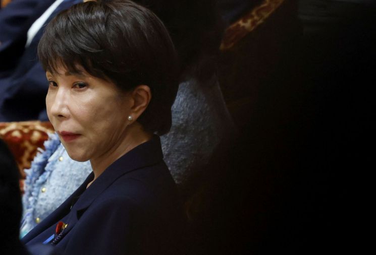 일본 최초의 여성 총리인 다카이치 사나에 총리. 로이터연합뉴스
