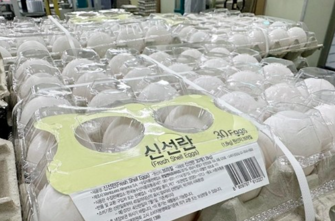 브라질산 신선란 포장 사진. 한국농수산식품유통공사 aT