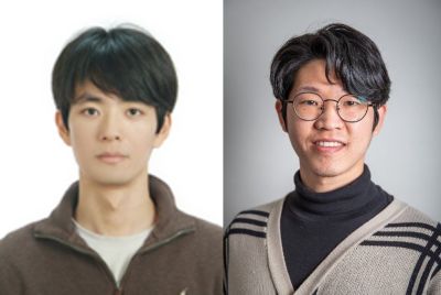 연구진, 박정훈 교수(좌측)과 정윤돈 연구원. UNIST 제공